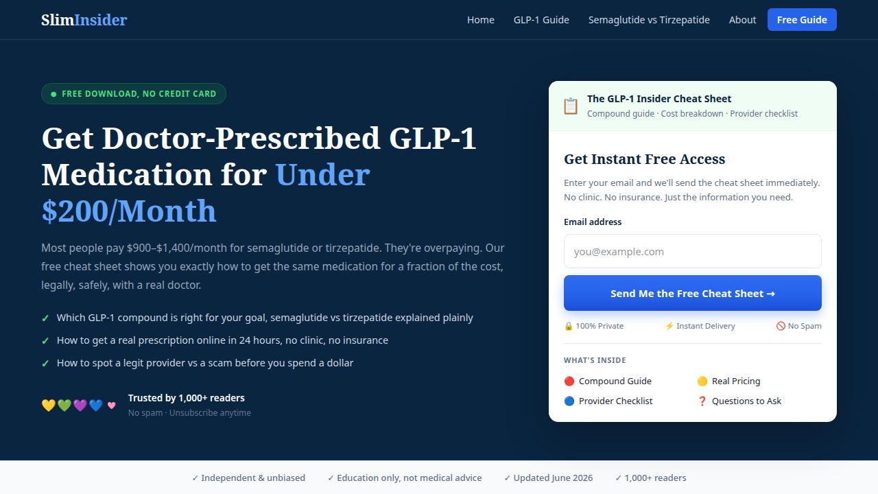GLP-1 Cost Without Insurance: What You'll Really Pay